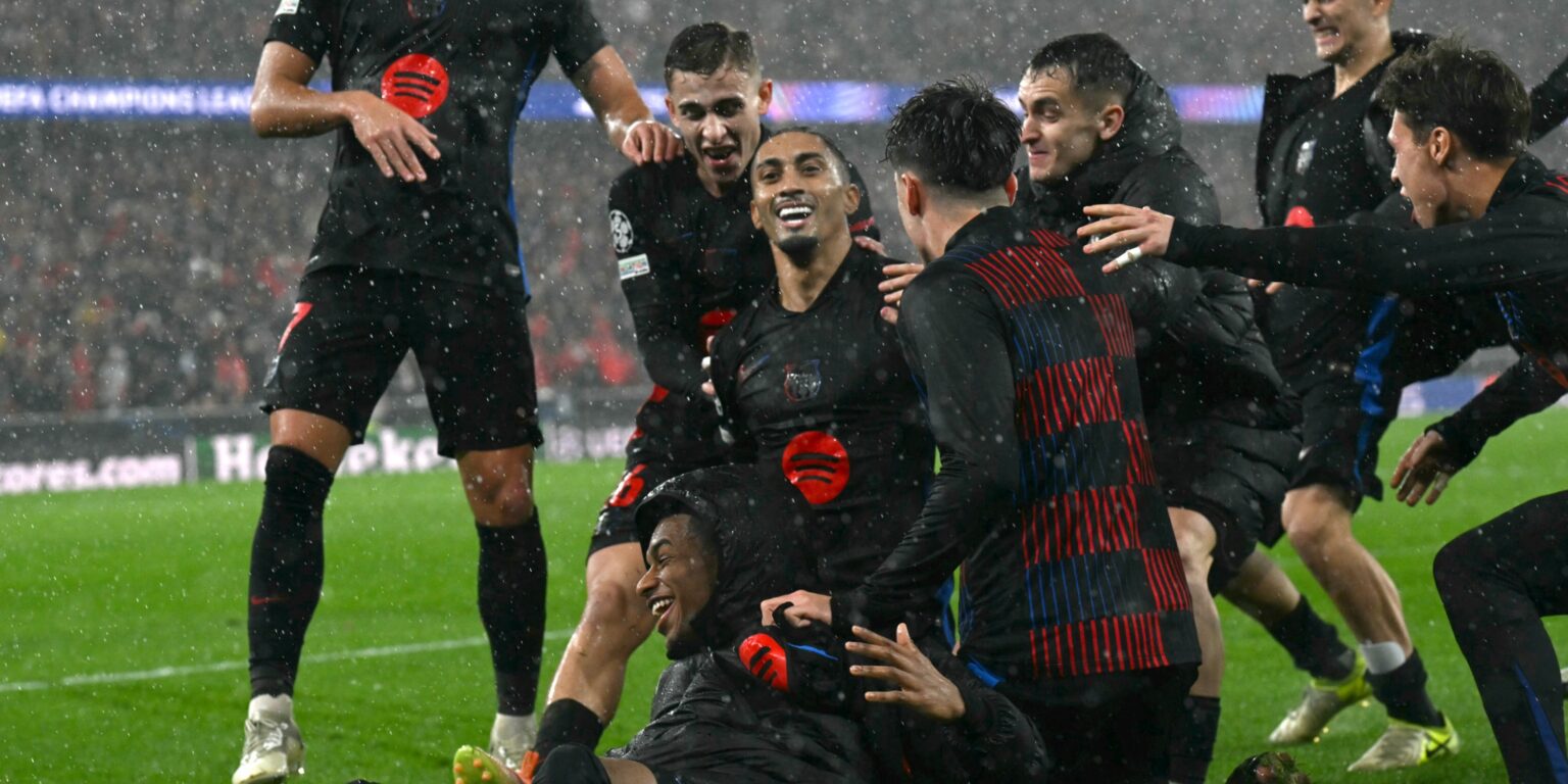 Raphinha scores controversial late winner as Barca edge nine-goal