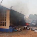 Police station torched as Ejura youth clash with officers