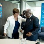 Managing Director of the International Monetary Fund (IMF), Kristalina Georgieva and akufo addo