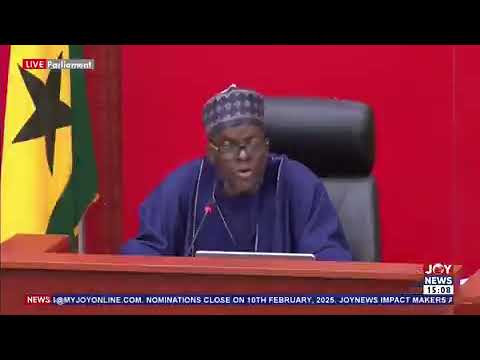 Video Thumbnail: 4 MPs suspended: Speaker of Parliament Alban Bagbin lifts suspension of the four MPs