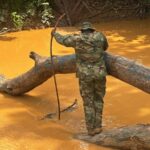 military personnel at the site.