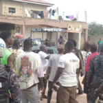 Kasoa Opeikuma Residents Clash with Police, Landguards Over Forced Eviction
