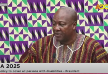 SONA 2025: Sign language in curriculum, free tertiary fees for disabled – Mahama
