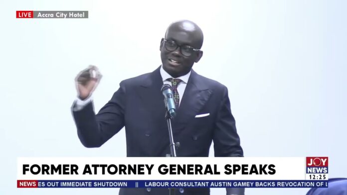 Video Thumbnail: There is a calculated, preconceived ploy to clear Mahama's appointees - Godfred Dame