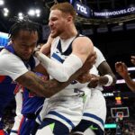 Seven ejected after brawl in Pistons-Timberwolves