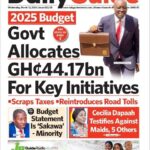 Newspaper headlines: Wednesday, March 12, 2025