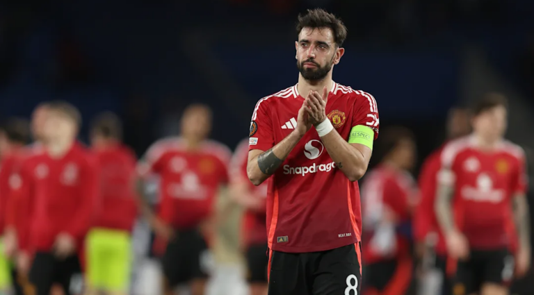 Fernandes handball costly as Man Utd held by Real Sociedad in first leg