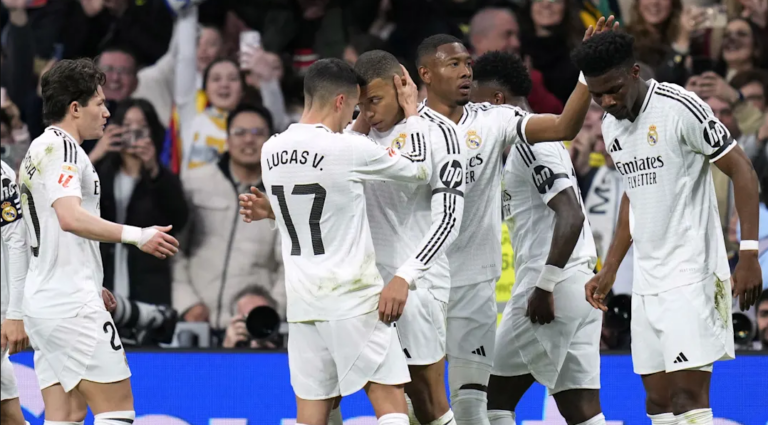 Mbappe scores as Real beat Rayo Vallecano to go joint top