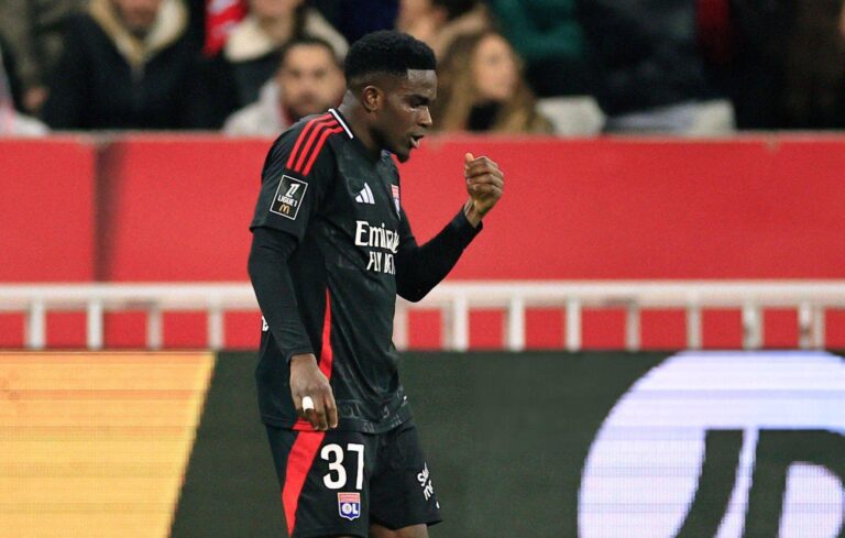 Ernest Nuamah scores in Lyon’s away win over OGC Nice