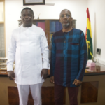 Rex Omar meets Ghana Scholarship Secretariat Registrar over scholarship quota for creatives