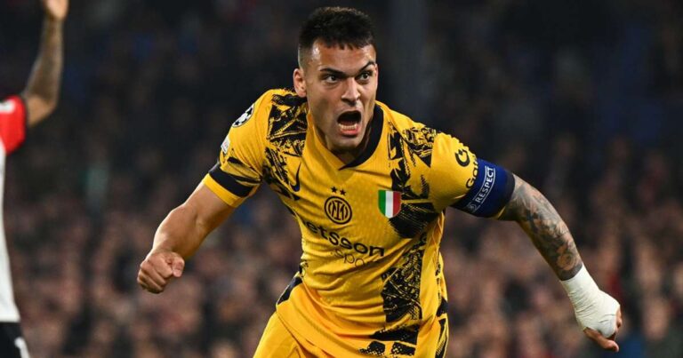 Thuram and Martinez on target as Inter earn 2-0 first-leg win at Feyenoord