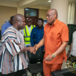 Volta Regional Minister engages Ghana Gas officials on stalled housing project for tidal waves victims