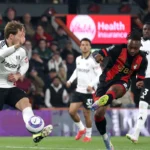 Semenyo equals Essien’s Premier League goal tally