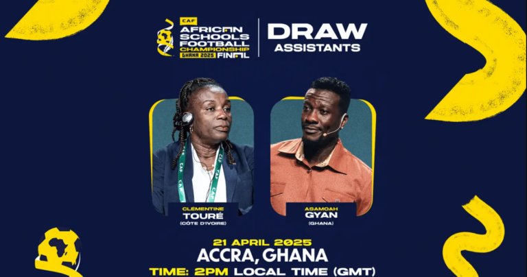 CAF African Schools Football Championship: Asamoah Gyan and Clementine Toure to assist with draw