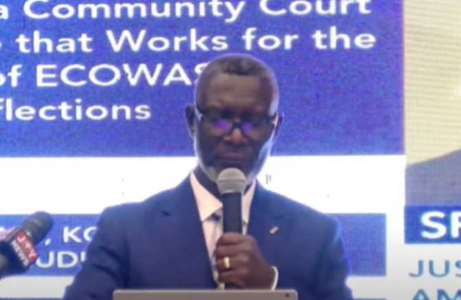 President of the ECOWAS Court of Justice, Justice Edward Amoako Asante