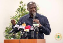 Minister for Lands and Natural Resources, Hon. Emmanuel Armah-Kofi Buah,