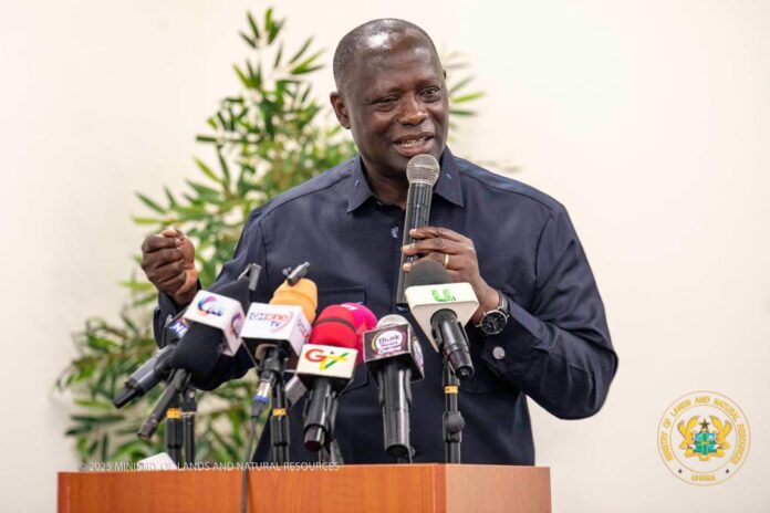 Minister for Lands and Natural Resources, Hon. Emmanuel Armah-Kofi Buah,