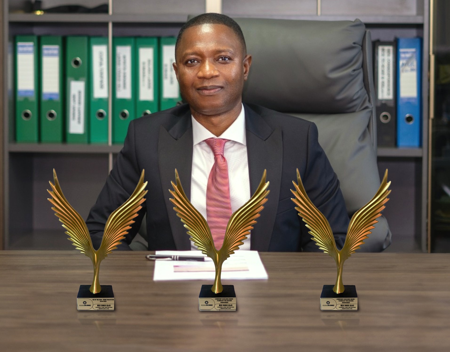 Nick Danso Adjei clinches triple honours at 9th Ghana CEO Summit