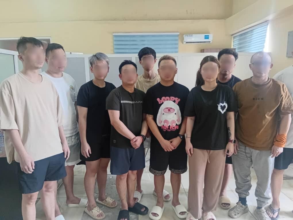 10 foreigners arrested for suspected Cybercrime activities in Weija