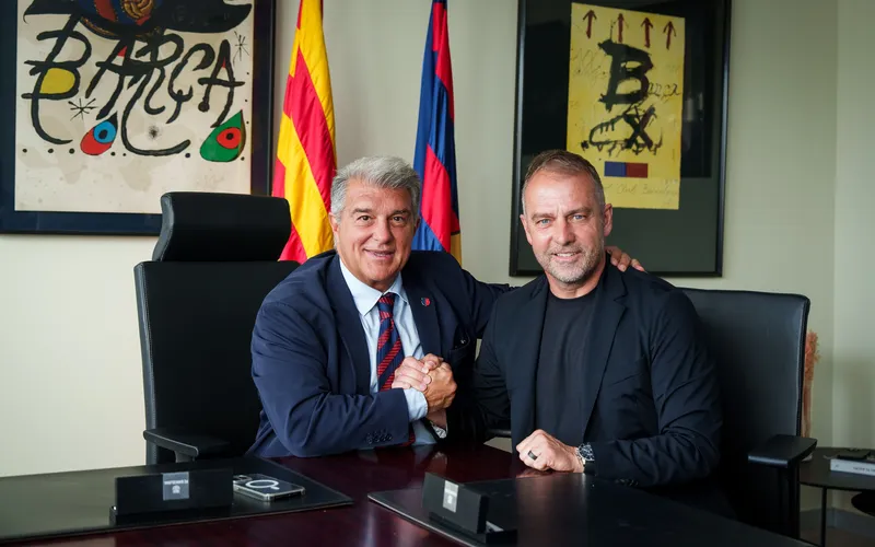 ‘Creating history’ – Barca extend Flick’s contract until 2027