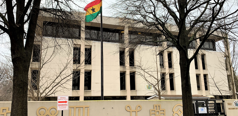 Ghana’s Embassy in Washington DC reopens today