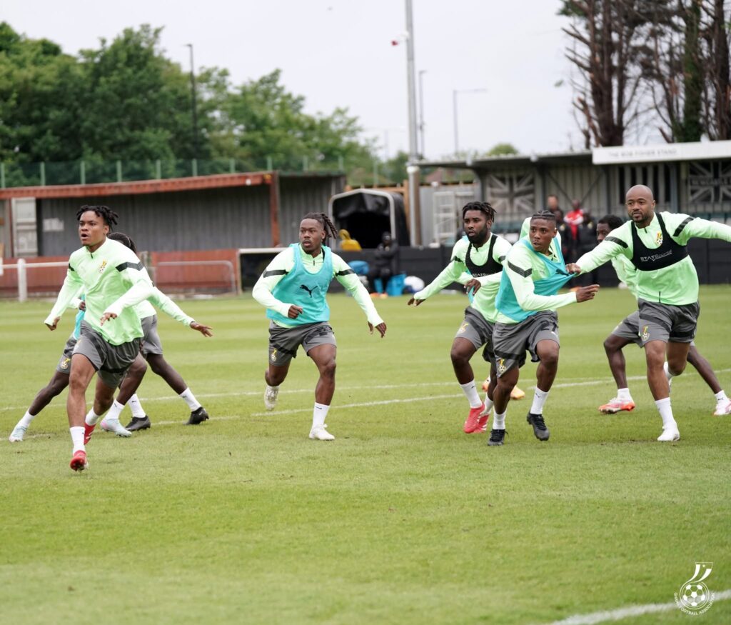 Black Stars hold final training ahead of Unity Cup clash with Nigeria