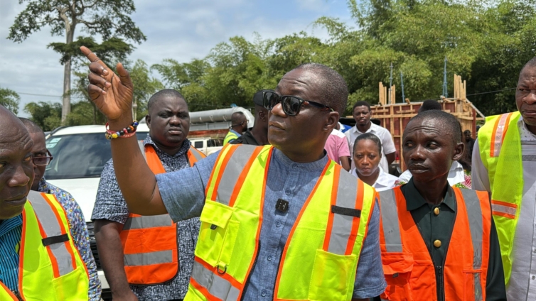 Western Regional Minister orders crackdown on encroachment at Daboase Water Site