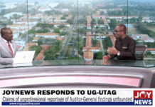 JoyNews responds to UG, UTAG’s claims of unprofessional reportage over A-G report