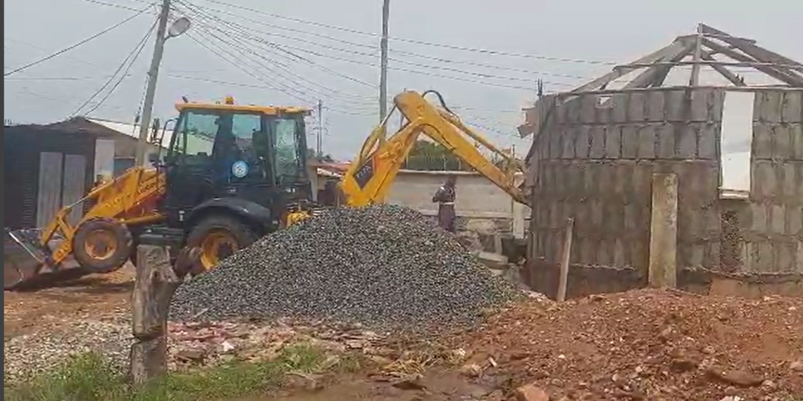 Shrine erected on waterway in Nungua demolished