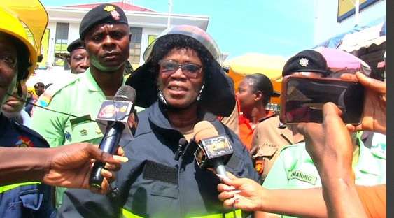 Regional Fire Commander, ACFO Melinda Mary Mensah-Atsigah,
