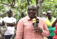 Chief Executive Officer of the Ghana Cocoa Board (COCOBOD), Dr. Ransford Abbey