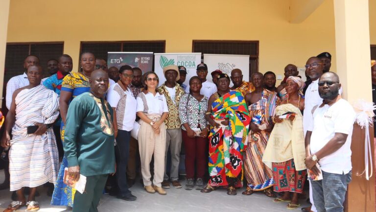 Nestlé, ICI and Beyond Beans commission school buildings in cocoa growing communities