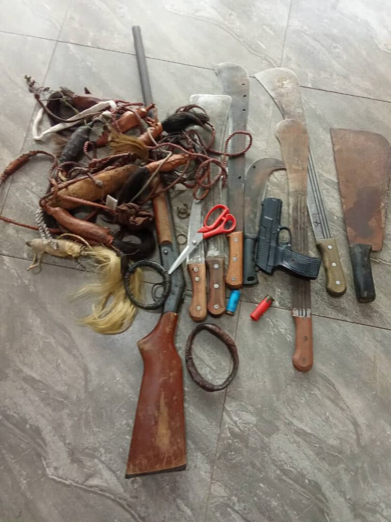 Police arrest 3 suspected armed robbers terrorizing residents of Kenyase and environs