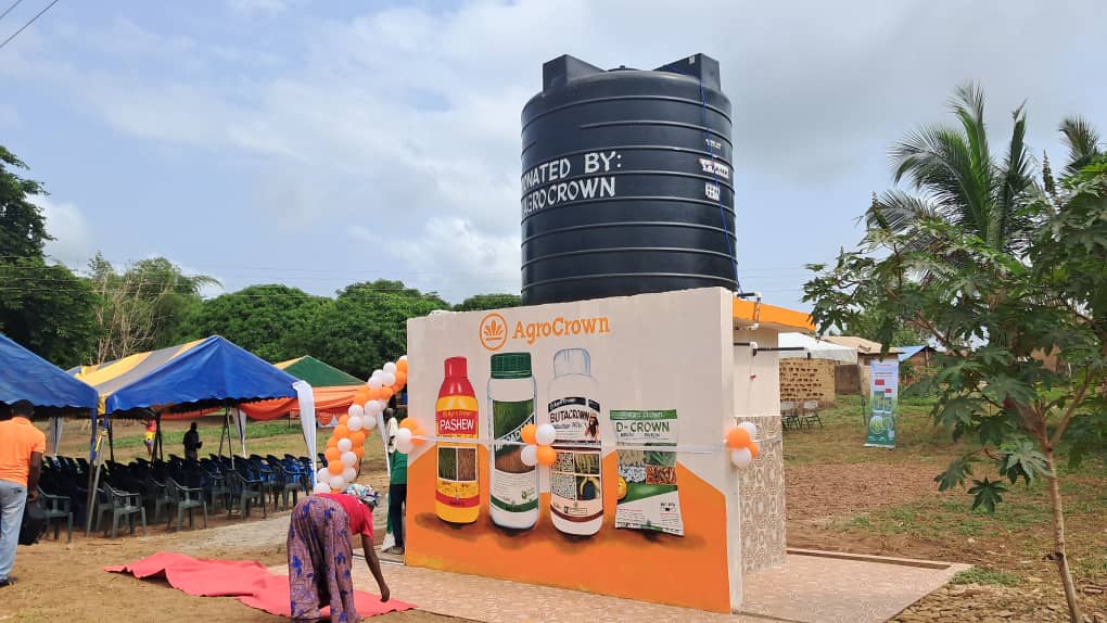 They drank with cows, that’s dangerous – Agrow Crown Director at Ofosu borehole launch