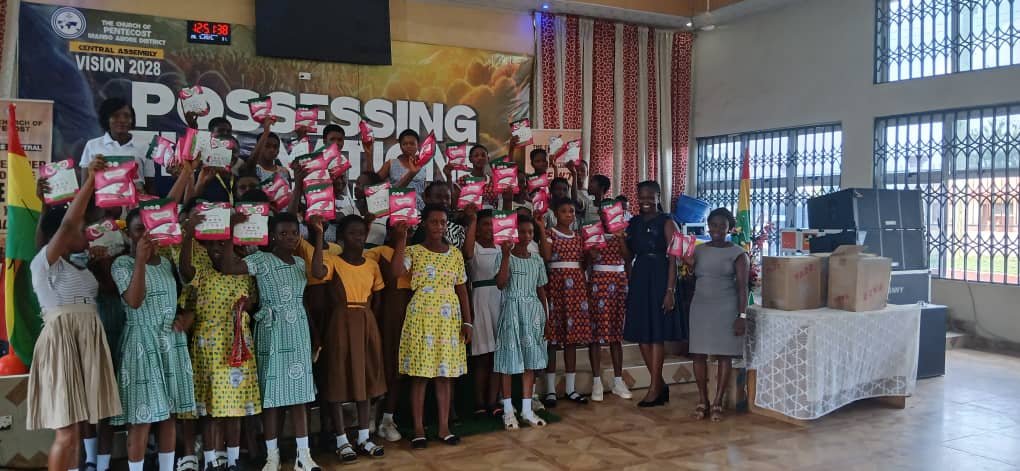 Amansie Rural Bank donates GH¢22,000 worth of menstrual products to mark menstrual hygiene day