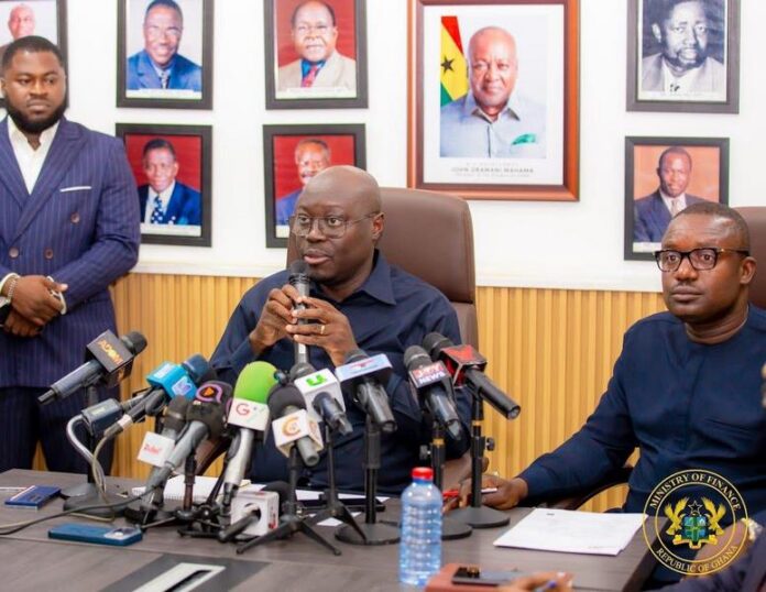 Finance Minister Dr. Cassiel Ato Forson joined Energy and Green Transition Minister John Abdulai Jinapor