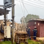 Fire destroys part of high-tension pole at Nsawam Market
