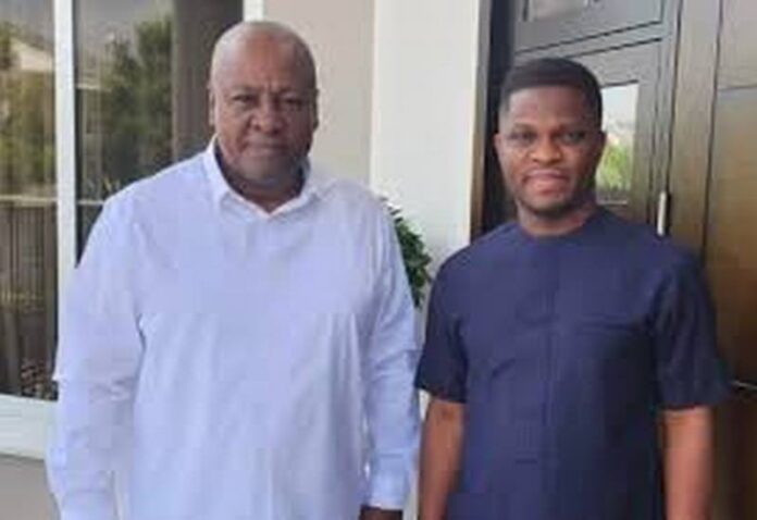 Sammy Gyamfi and Mahama
