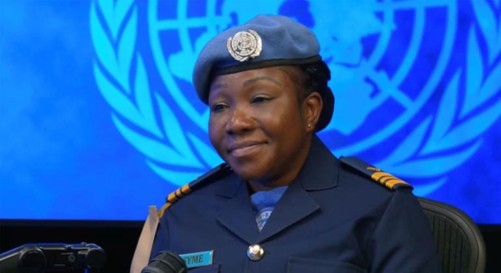 Squadron Leader Sharon Mwinsote Syme named UN Military Gender Advocate of the Year