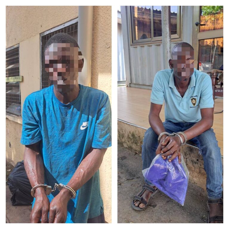 Two arrested for murder in Tema