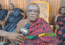 Tension mounts in Adansi after alleged attack on Adansihene First video Nana Kusi Anowuo, Adansiman Akyeamehene