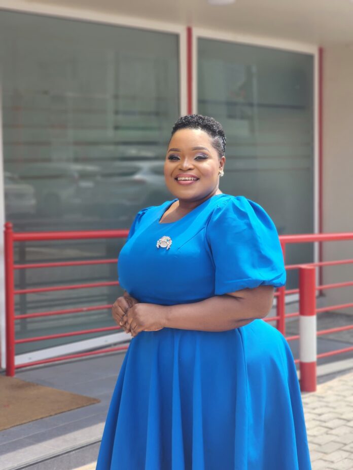 Abena Opokua Ahwenee, co-host of Adom FM's Dwaso Nsem and an Adom TV newscaster