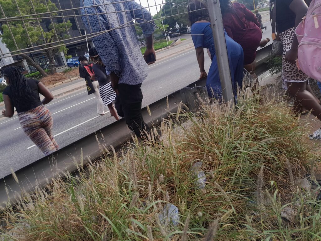 UNIMAC-IJ student urgently appeals to Mahama for footbridge at Dzorwulu campus 