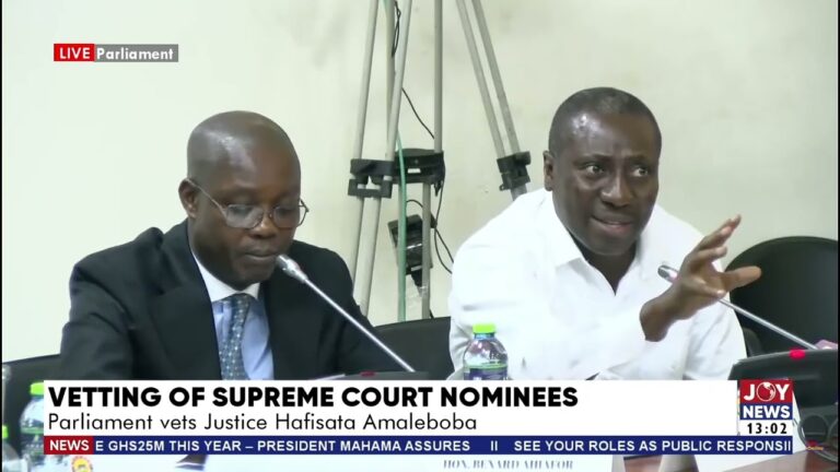 First Deputy Speaker refers Afenyo-Markin to privileges committee over recruitment scam remarks