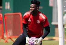 Injured Onana will not play on Man Utd’s US tour