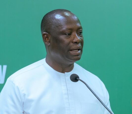 Minister for Lands and Natural Resources, Emmanuel Armah-Kofi Buah,