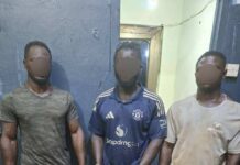 Three arrested for robbery at Jukwa