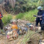 Prestea Blue Water Guards destroy 8 changfans, seize 8 pumping machines near River Ankobra