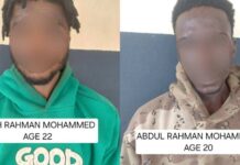 Two robbery suspects arrested after leaving phone at scene