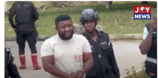 Kojo Peprah in white t-shirt